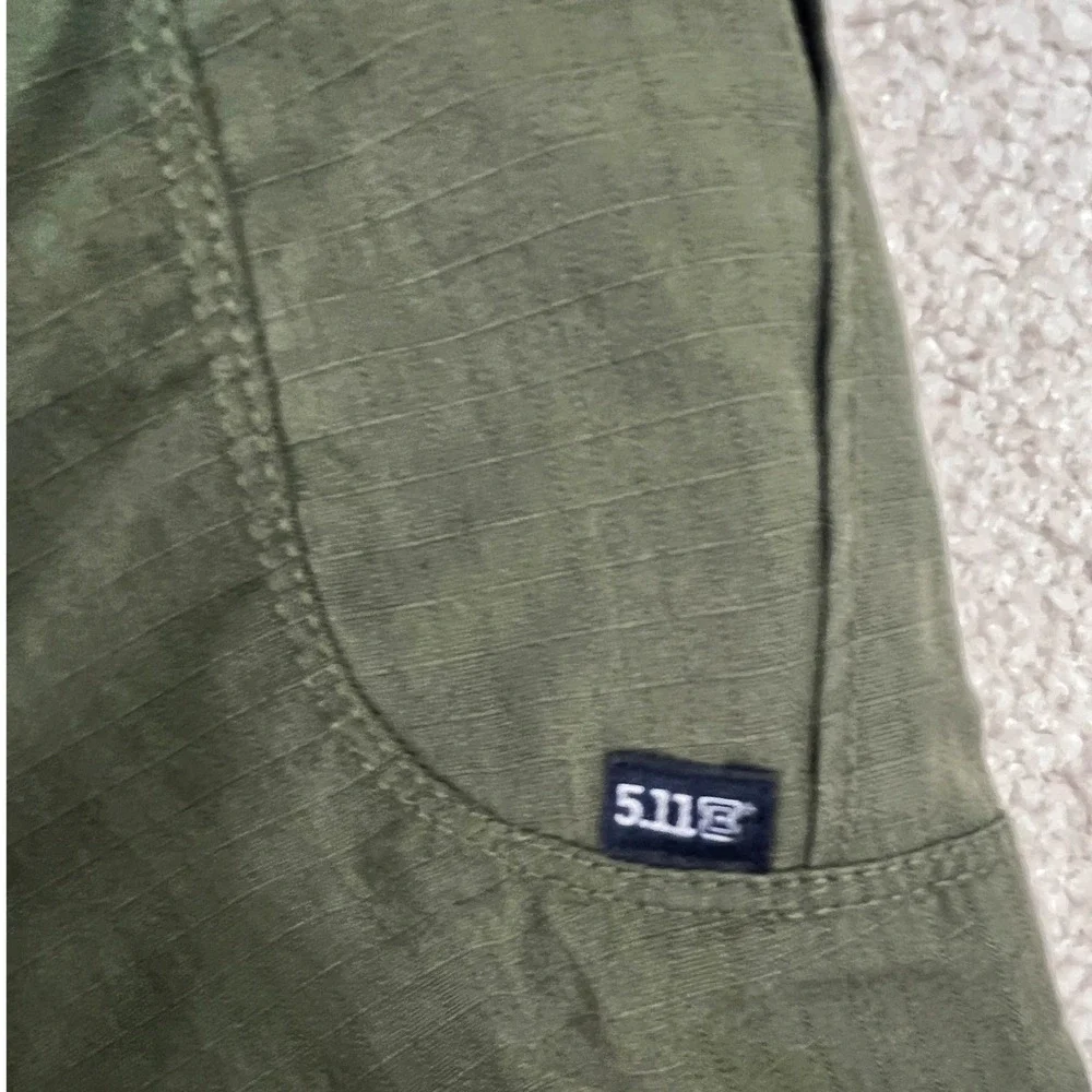 5.11 Tactical Ripstop Cargo Pants Mens 35x30 Olive Green Utility Gorpcore